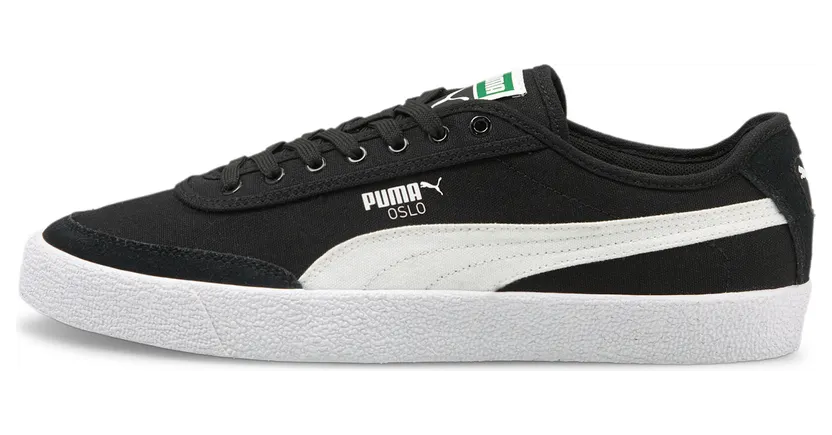 Puma Oslo van gevulkaniseerd canvas Wit/Zwart (374978-02)