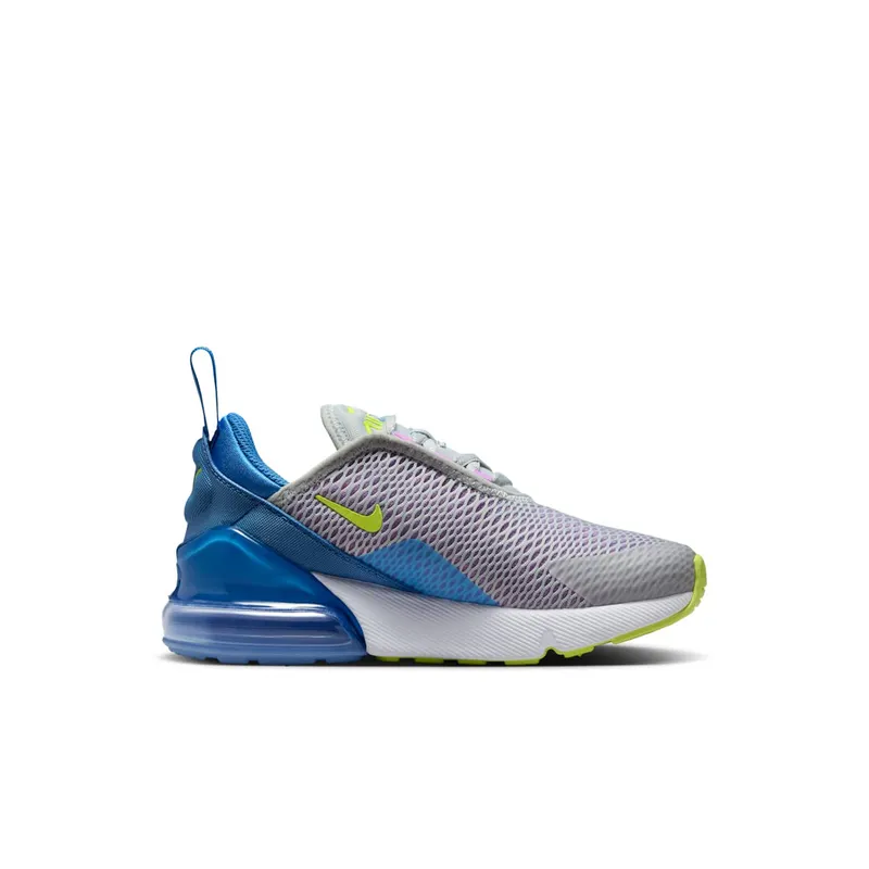 Nike Air Max 270 Pure Platinum Rush Fuchsia Blue Beyond Light Lemon Twist (IB4404-043)