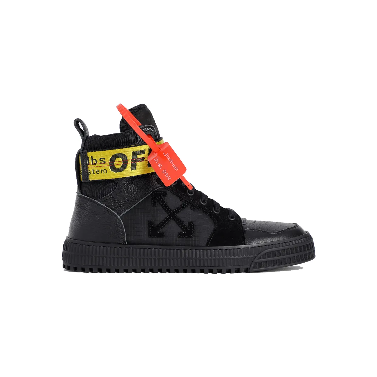 OFF-WHITE Industrial Hi Top Black