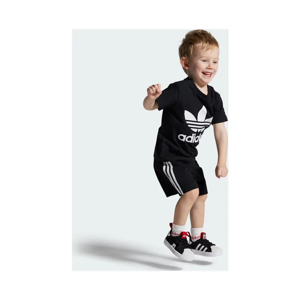 Adidas ADIDAS DISNEY MICKEY MOUSE adiFOM SUPERSTAR 360 SHOES Core Black / Cloud White / Better Scarlet (JH5179)