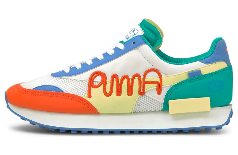 Puma x MR DOODLE Future Rider Wit/Geel (375790-01)