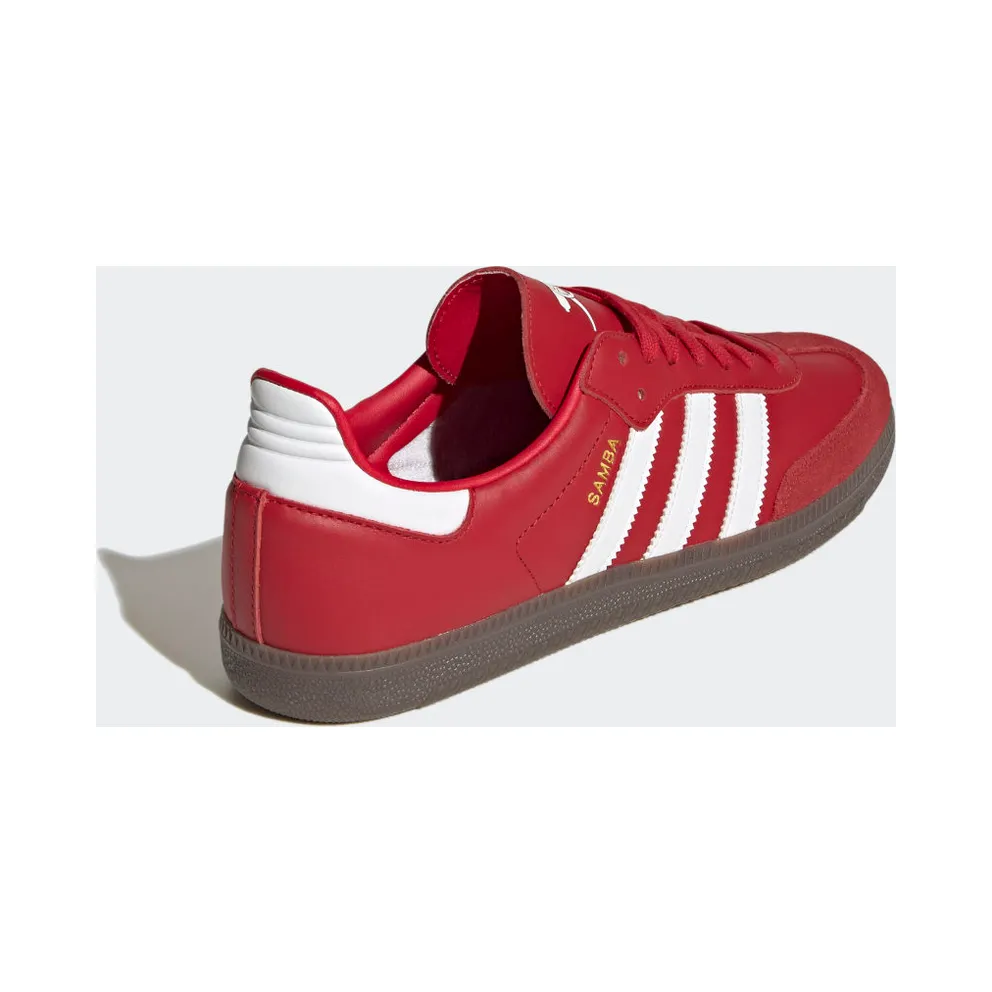 Adidas Samba Team Team Power Red 2 / Cloud White / Gum (HQ7033)