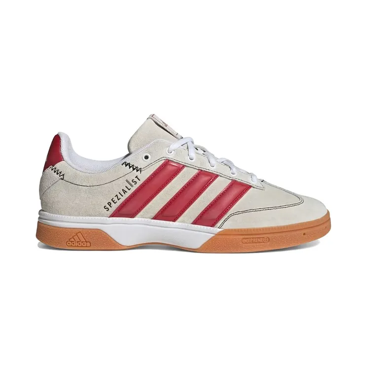 adidas Spezialist Indoor White Black Scarlet (JR9587)