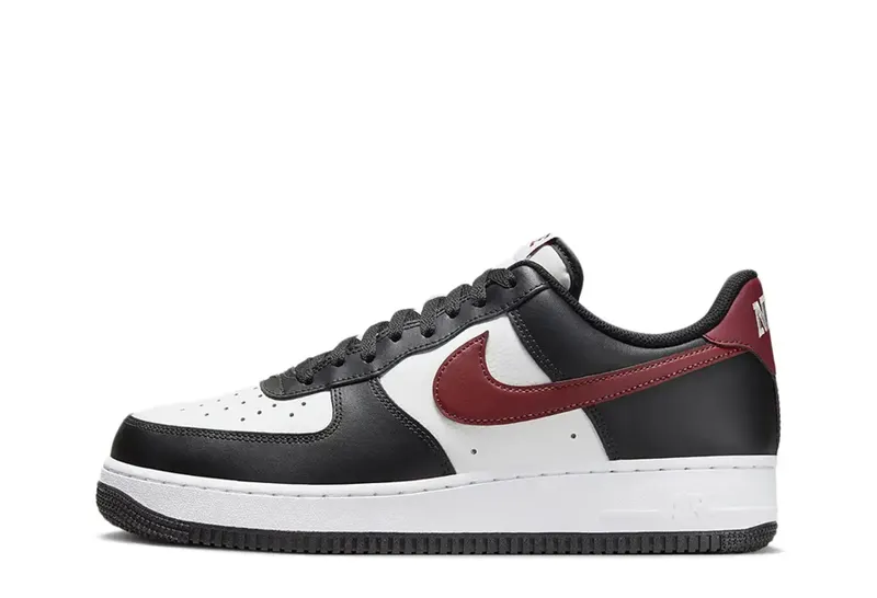 Nike Air Force 1 Low ’07 Black White Dark Team Red (FZ4615-001)