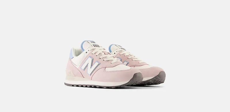 New Balance 574 Stone Pink Sea Salt Blue Haze (WL574QC)