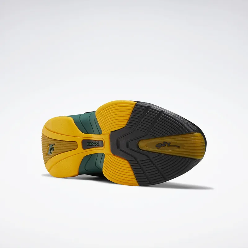 Reebok Answer 5 Bethel Black/Dark Green-Fierce Gold (Other Brands Other)