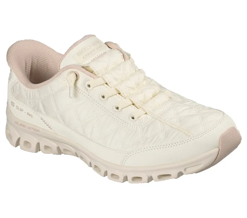 Skechers Slip-ins: Glide-Step – Cozy Fit At Ease Sneaker Off-White
