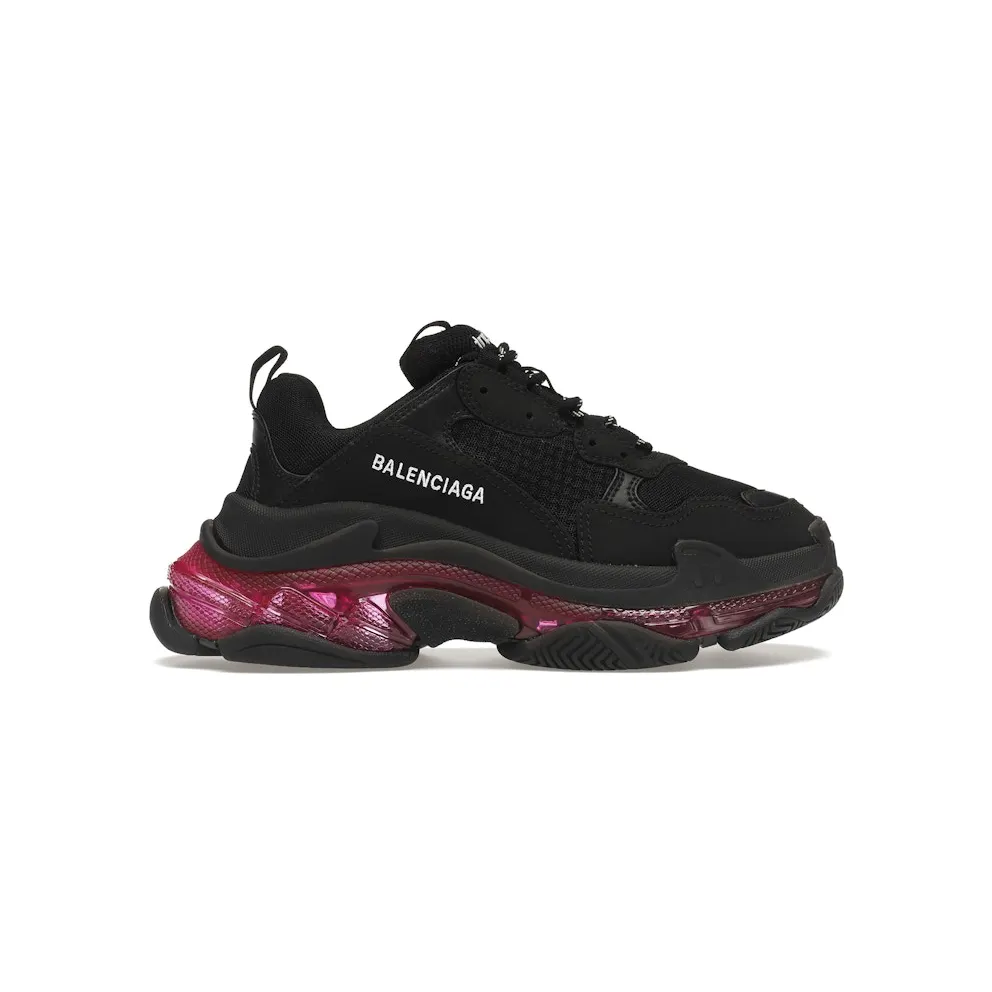 Balenciaga Triple S Clear Sole Neon Pink (W)
