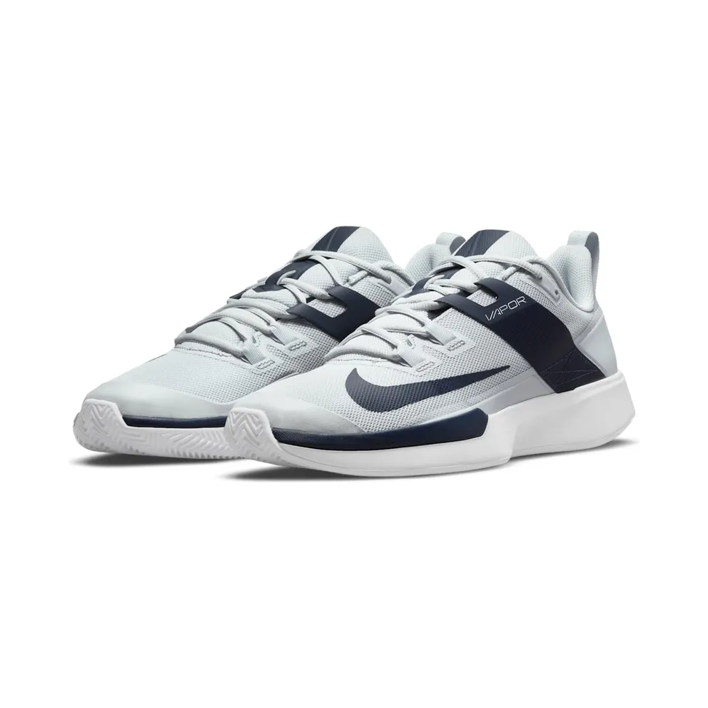 NikeCourt Vapor Lite (gravel) Grey “Pure Platinum / White / Obsidian” (DH2949-007)
