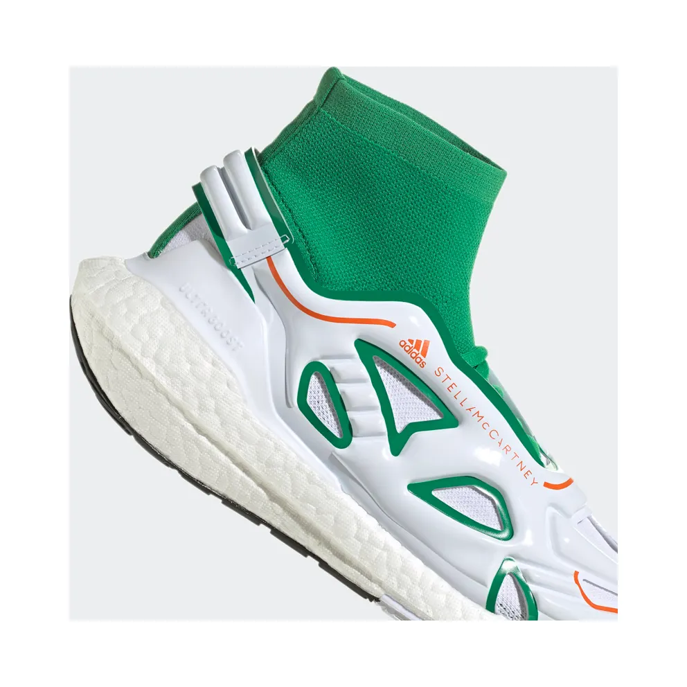Adidas adidas by Stella McCartney Ultraboost 22 Running Green / Cloud White / Semi Impact Orange (GX9866)