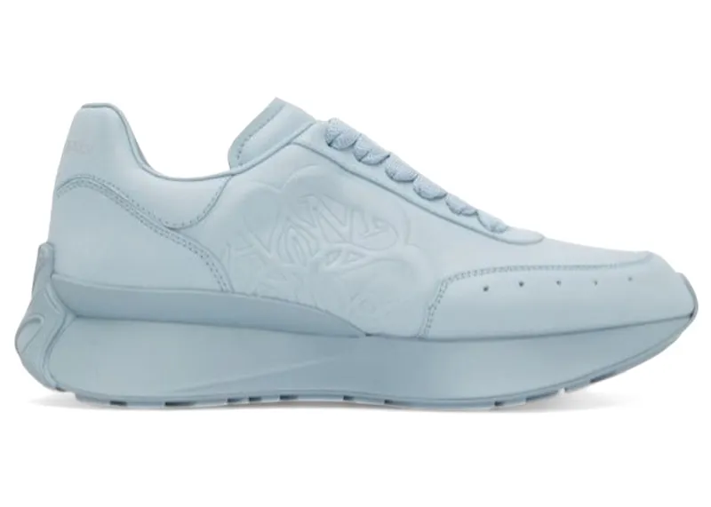 Alexander McQueen Sprint Runner Blue Silver (705076 WIC96 4559)