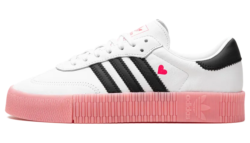 adidas SAMBAROSE Cloud White / Core Black / Glow Pink (EF4965)