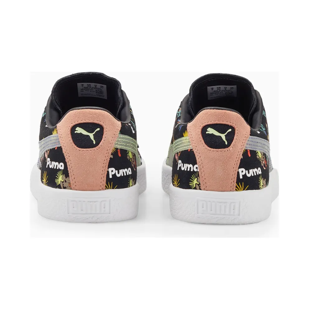 Puma Suede VTG bedrukte White/Pink/Black (384253-01)