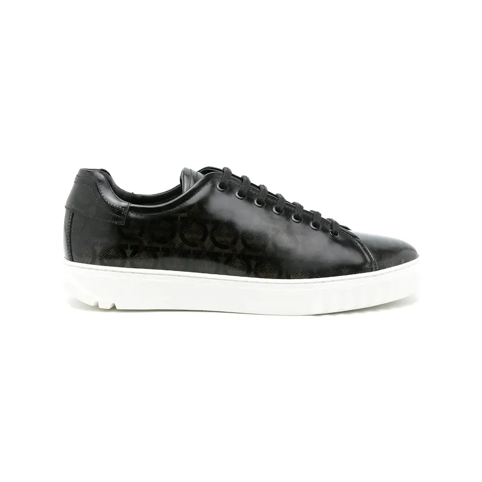 Ferragamo Cube Gancini-Print Gray (02A888749470)