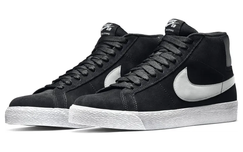 Nike SB Blazer Black White Base Grey
