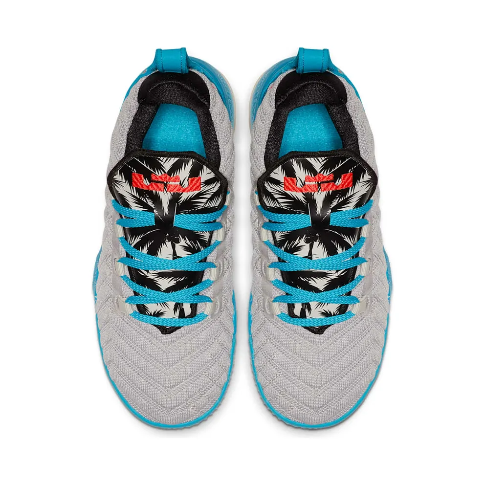 Nike LeBron 16 Tropical Beach (PS) Light Bone/Tour Yellow-Bright Crimson-Blue Lagoon-Atmosphere Grey-Black (AQ2467-076)