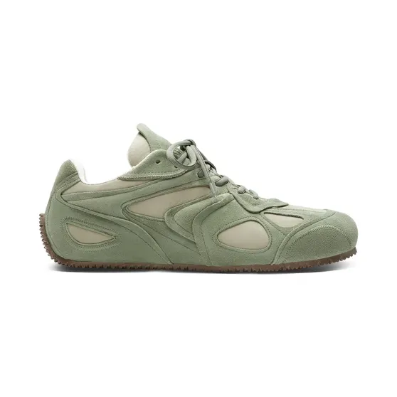Axel Arigato Flow Runner aus Wildleder “Green” (F4098003)