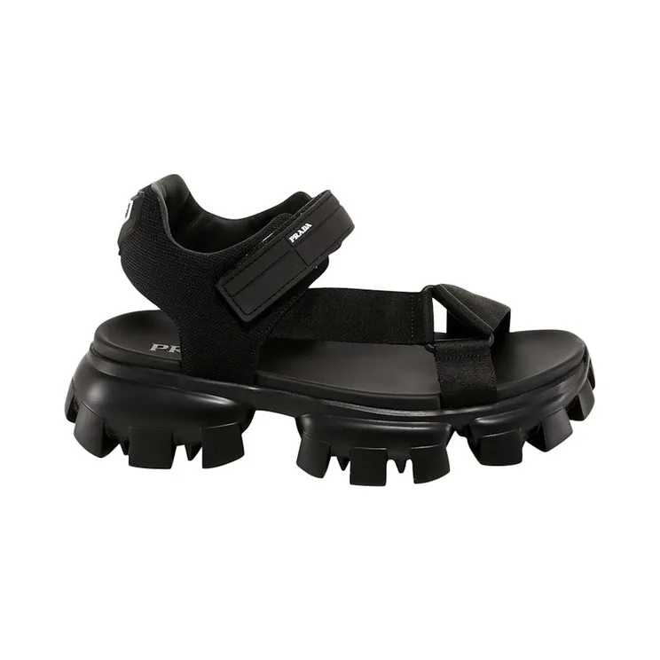 Prada Cloudbust Thunder Sandal Black Nylon (2X3056_3L74_F0002)