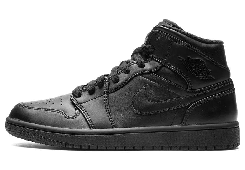 Air Jordan 1 Miden Zwart (554724-093)
