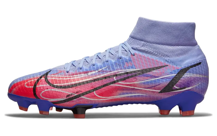 Nike Mercurial Superfly 8 FG Kylian Mbappe Flames (Purple Sole) (DJ3977-506)
