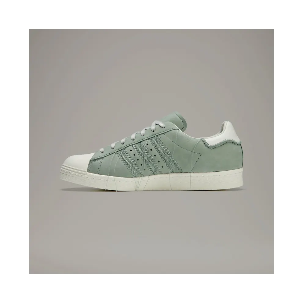 Adidas Y-3 Superstar Silver Green / Off White / Light Brown (IG0801)