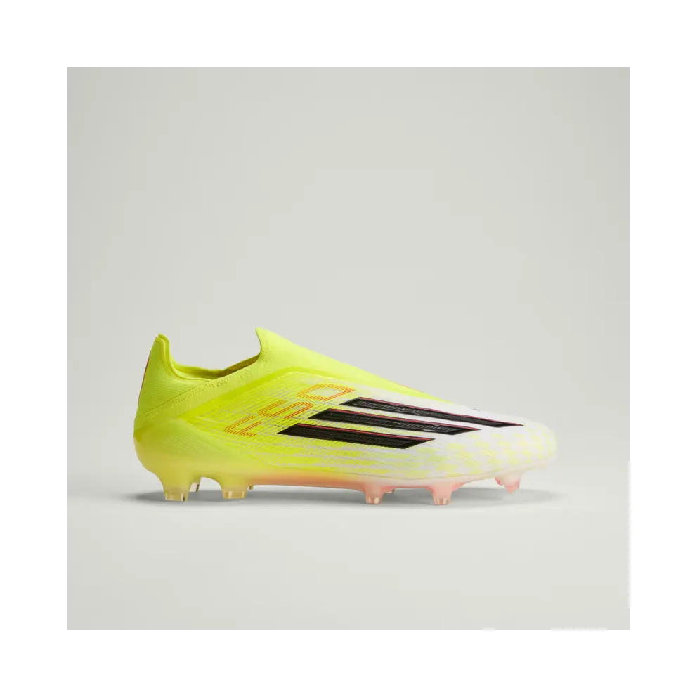 adidas F50 Elite Laceless Firm Ground Football Boots “Team Solar Yellow 2 / Core Black / Lucid Red” (JR6458)