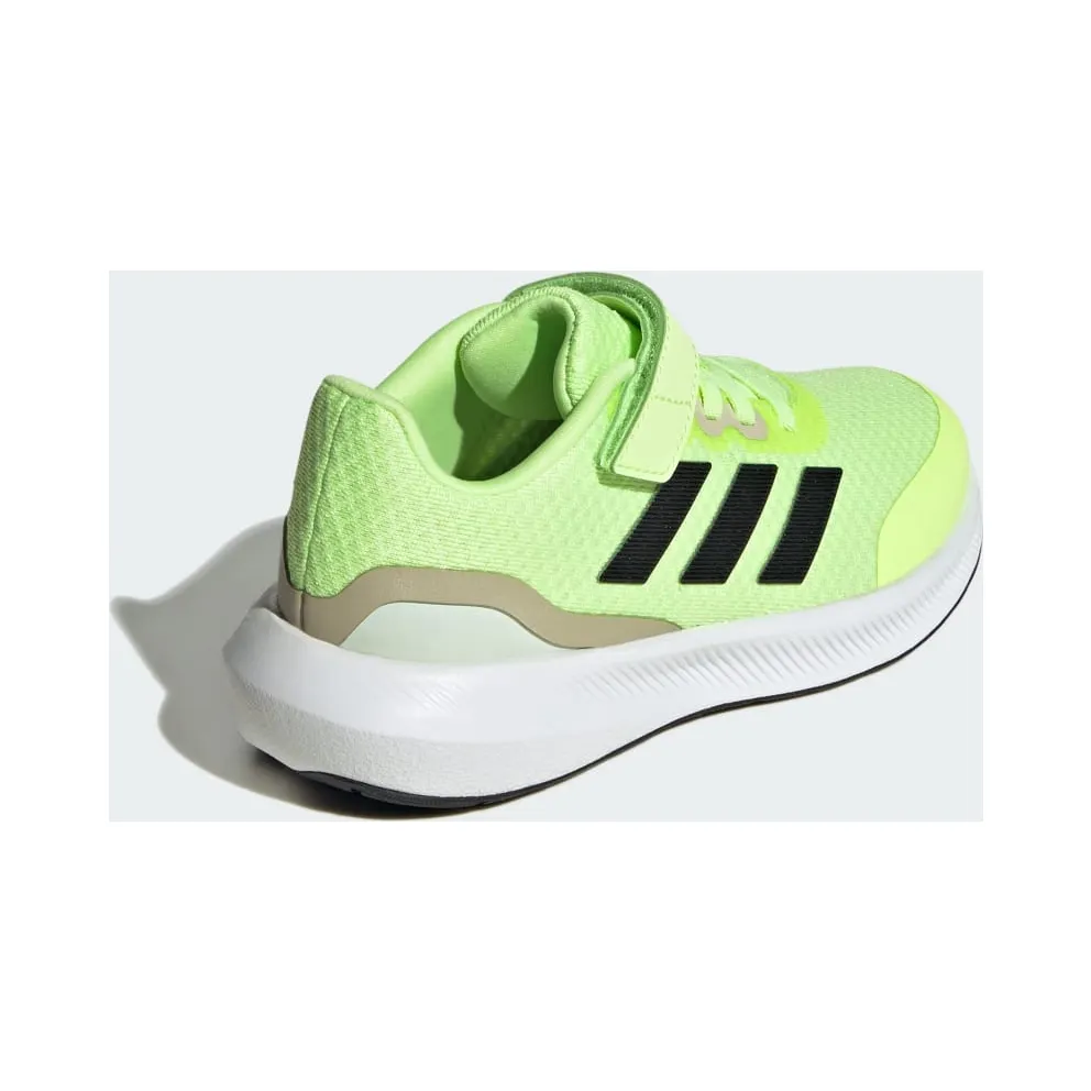 adidas RunFalcon 3.0 with Elastische Veters and Velcro Green Spark / Core Black / Putty Grey (IF8586)