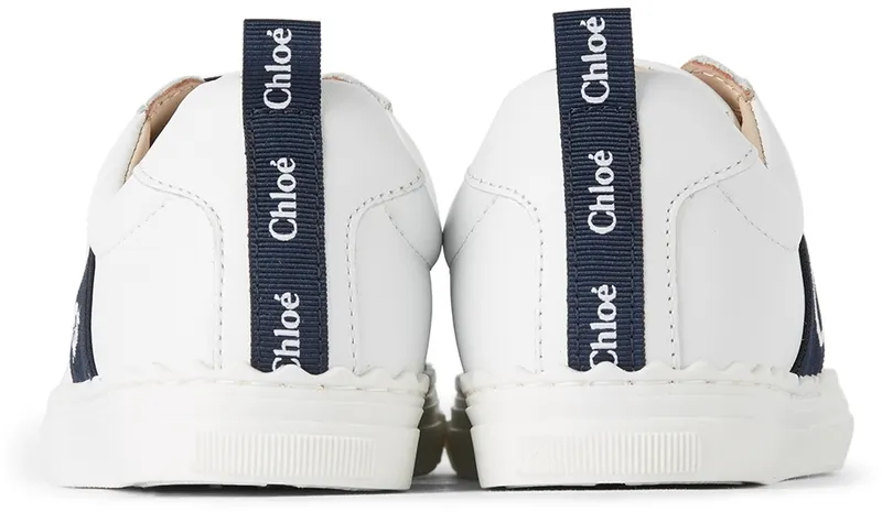 Chloé Kids White Leather Lauren (C19143)