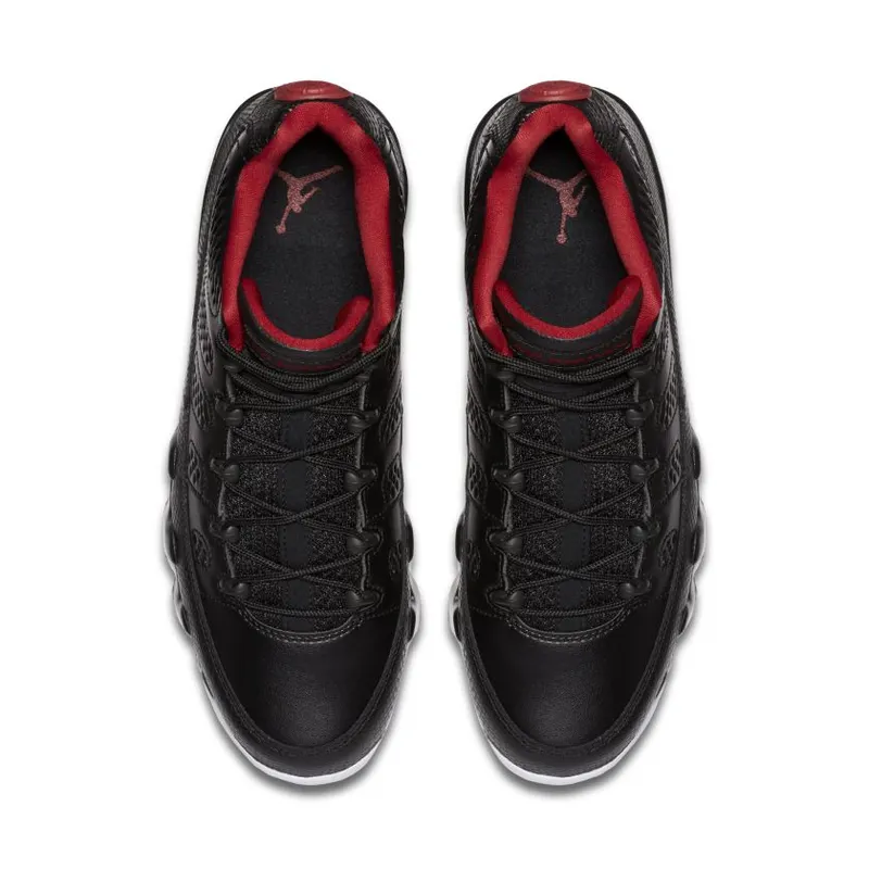 Jordan 9 Retro Low Snakeskin Black/Gym Red-White (832822-001)