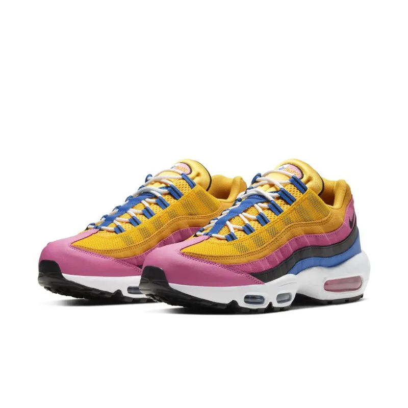 Nike Air Max 95 Multicolor Suede Yellow/Blue-Pink (CZ9170-700)