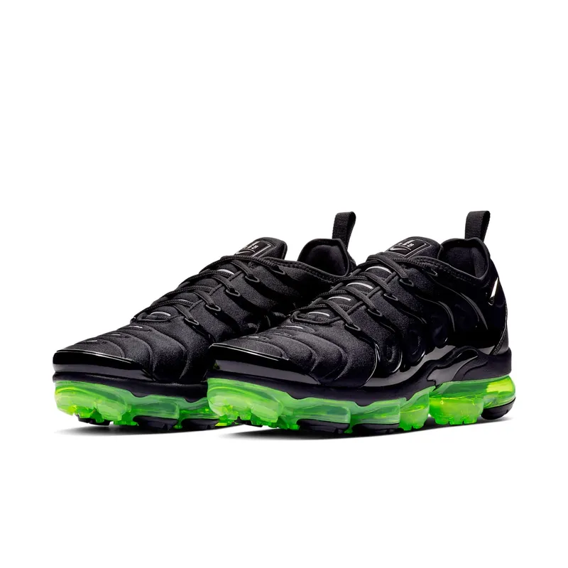 Nike Air VaporMax Plus Black Volt Sole Black/Reflect Silver-Volt (924453-015)
