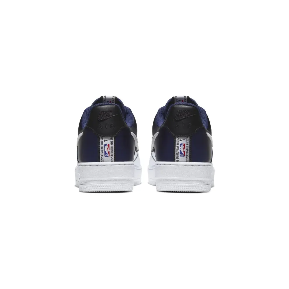 Nike Air Force 1 ’07 LV8 Midnight Navy Satin Midnight Navy/White/Black (BQ4420-400)