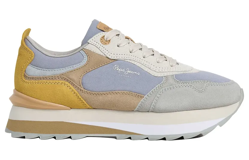 Pepe Jeans PèPè sneaker Geel / Mintgroen / Lavendel (PLS600063-507)