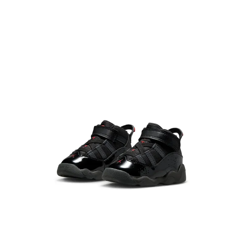 Jordan 6 Rings TD “Black Anthracite Fire Red” (323420-026)