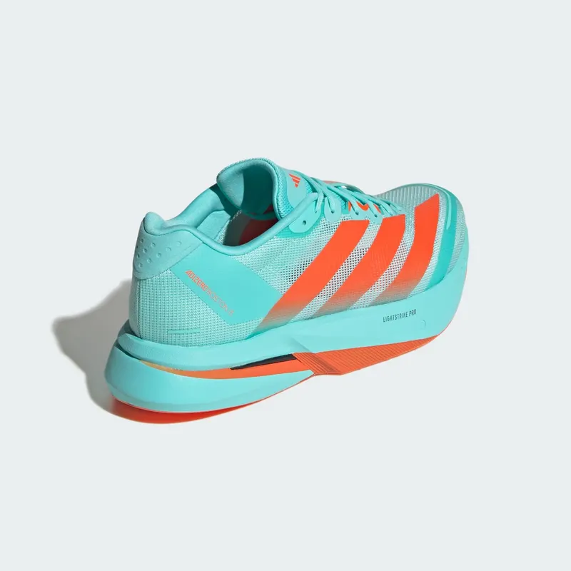 Adidas Adizero Boston 13 Flash Aqua / Impact Orange / Iron Metallic (KZ9027)