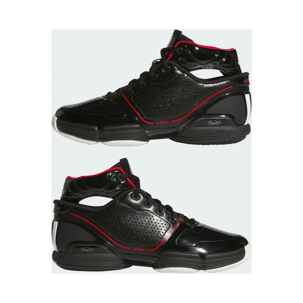 adidas Adizero Rose 1 Black Red (2020) Core Black/Cloud White/Scarlet (FW7591)