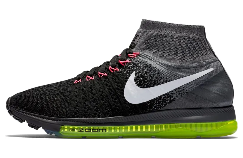 Nike Zoom All Out Flyknit Black White Volt (845361-002)