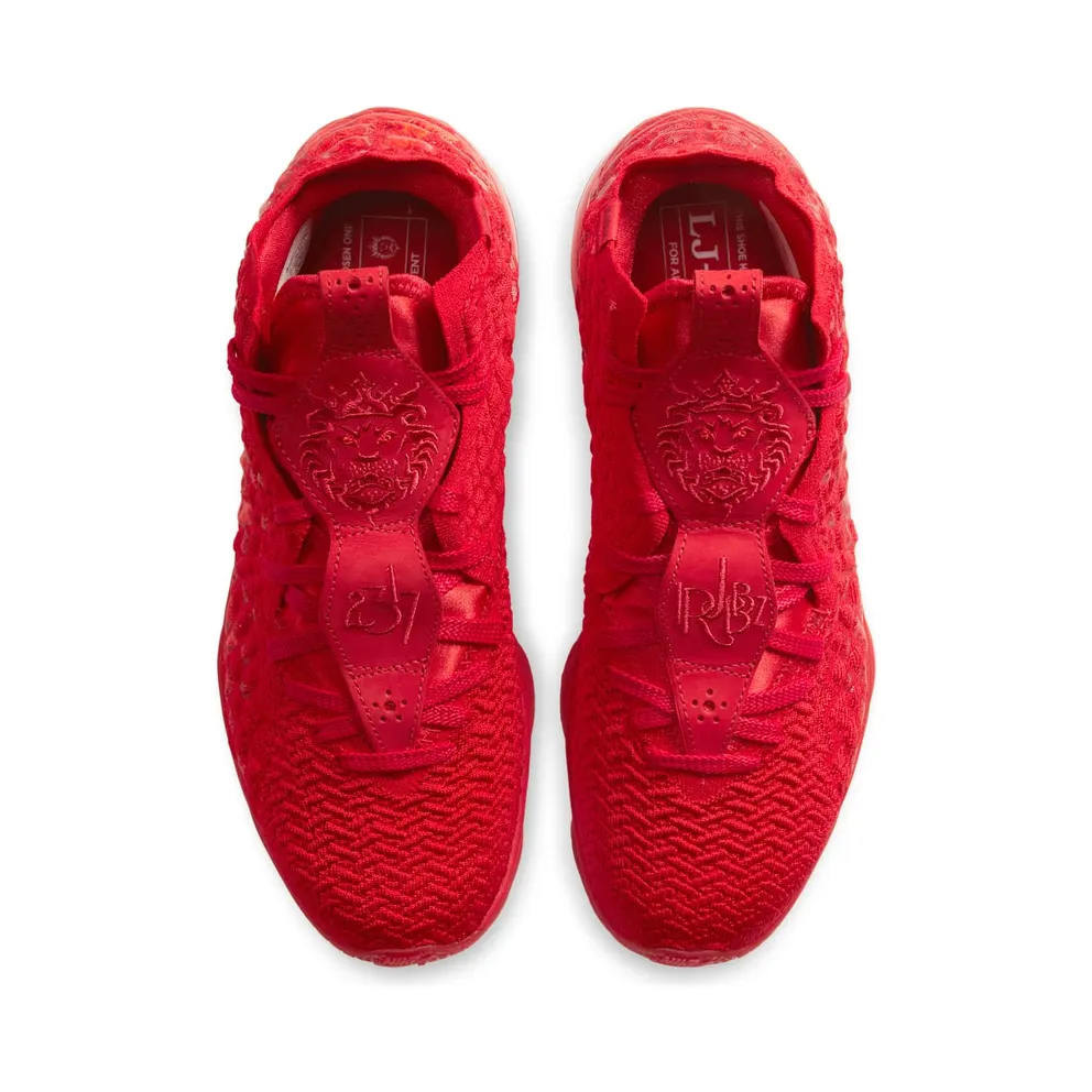 LeBron 17 “Red Carpet” University Red/University Red (BQ3177-600)