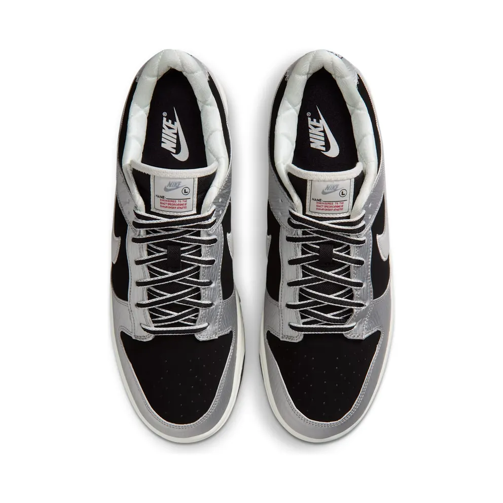 Nike Dunk Low Retro “Starter Jacket Metallic Silver Black” (IM4413-001)