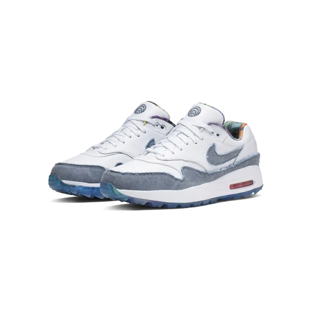 Nike Air Max 1 Golf No Denim Allowed White/Hyper Pink-Thunderstorm (CI6876-100)