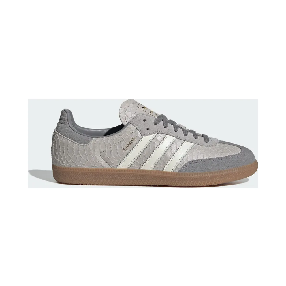 Adidas SAMBA OG Grey Two / Off White / Gum “Snake” (KK3274)