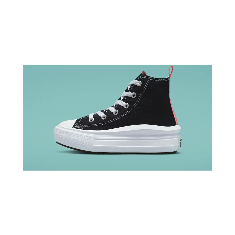 Converse Canvas Color Chuck Taylor All Star Move Black/pink Salt/White