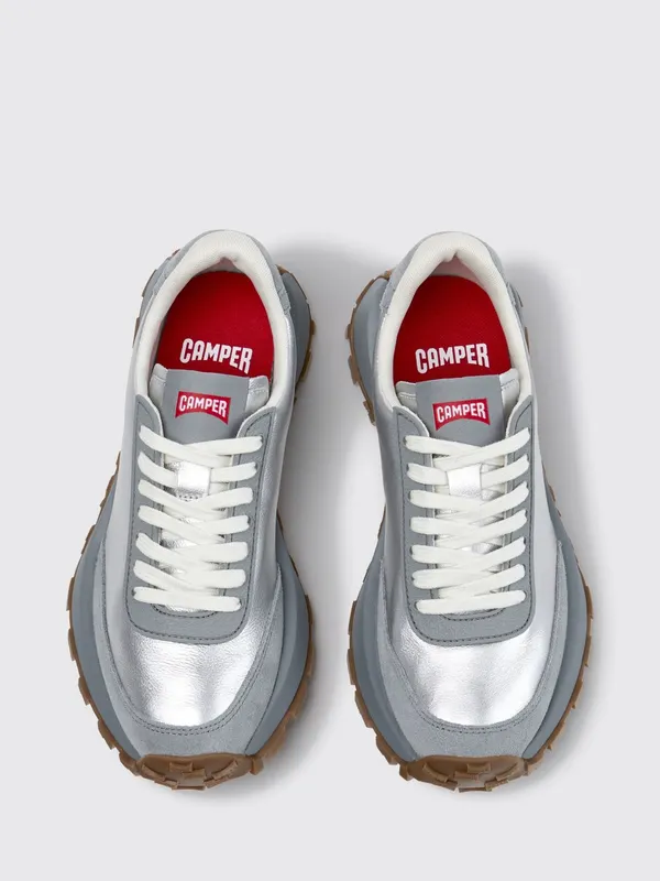 Camper Drift Trail Leather and Suede with Vibram Lug Sole Grey (K201586-026DRIFTTRAIL0)