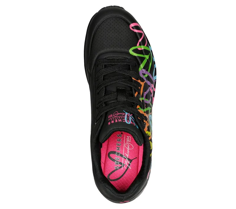 Skechers JGoldcrown: Uno – Highlight Love Sneaker Black