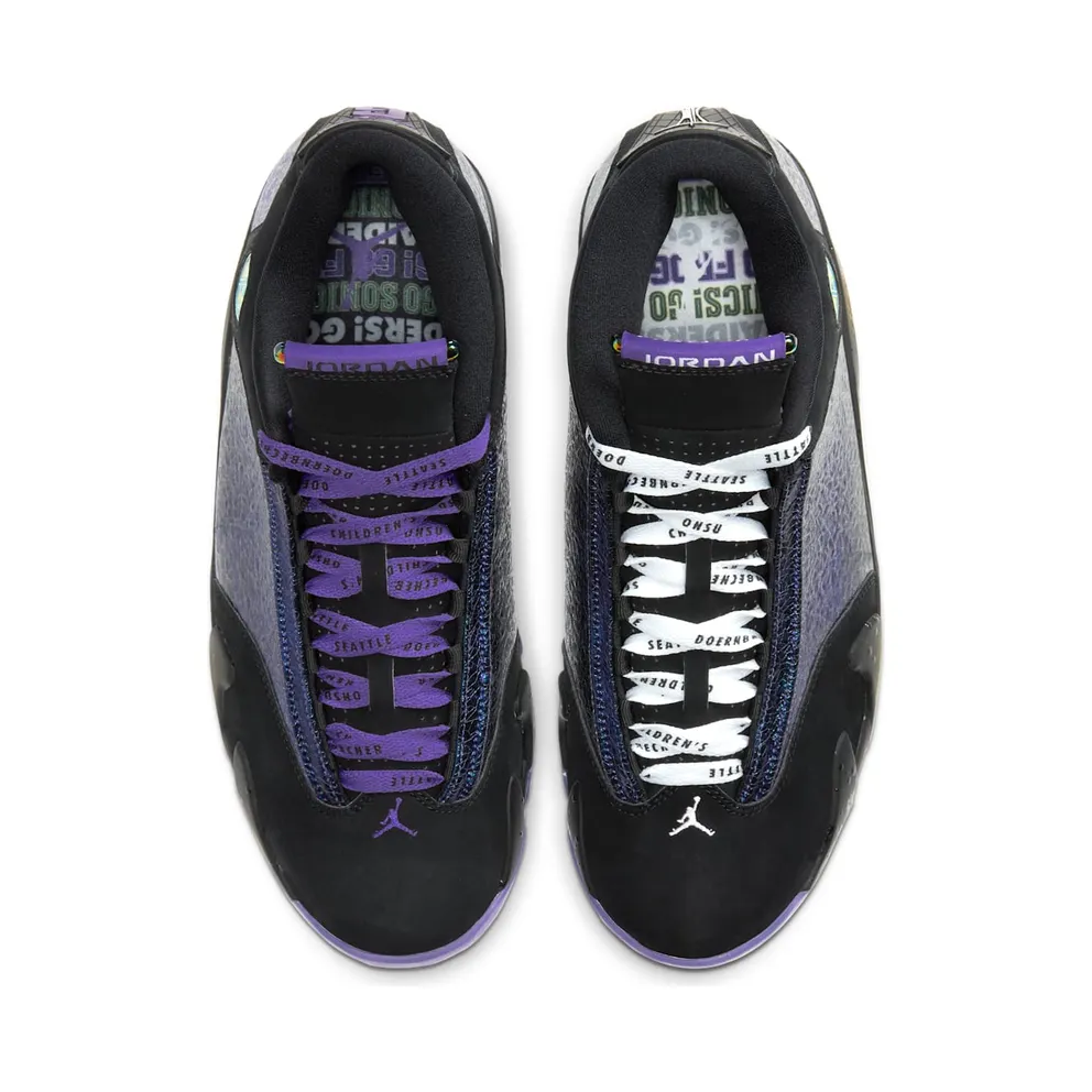 Jordan 14 Retro Doernbecher (2019) Black/Multi-Color (CV2469-001)