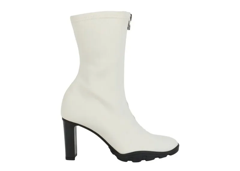 Alexander McQueen Zip-Up Ankle Boots Ivory (690812W4SE09358)