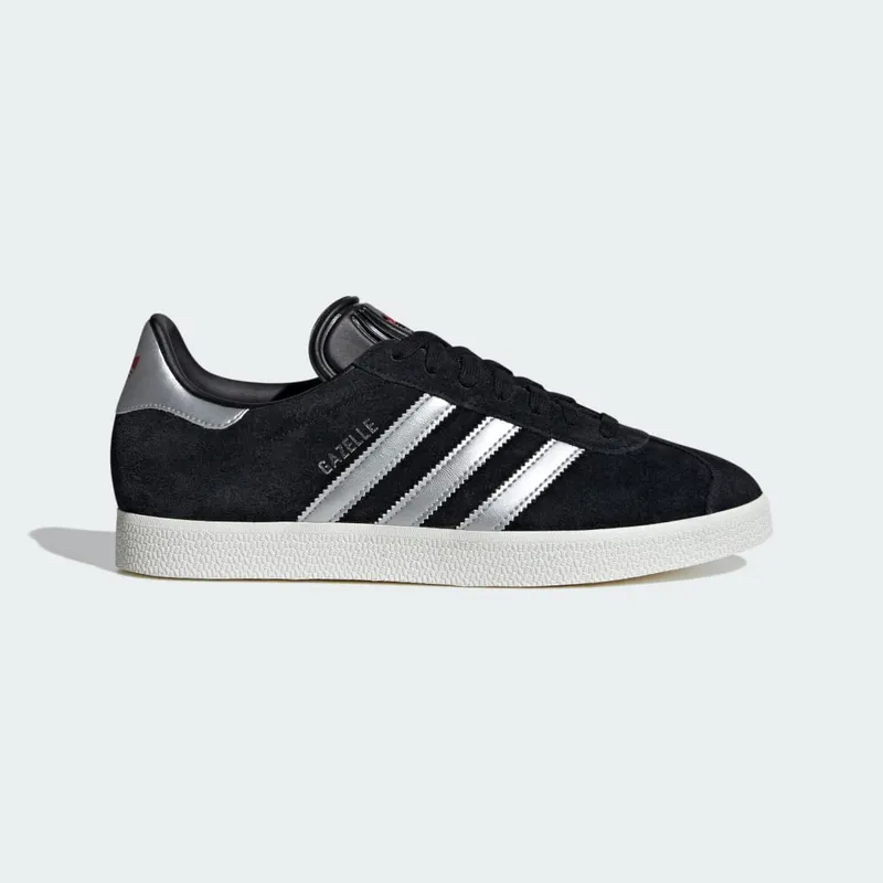 adidas Gazelle Core Black / Silver Metallic / Off White (IF1826)