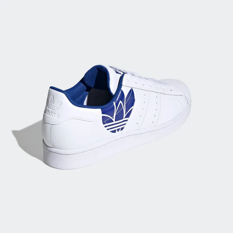 Adidas Superstar ‘Trefoil Print – Royal Blue’ Cloud White/Cloud White/Royal Blue (FY2826)