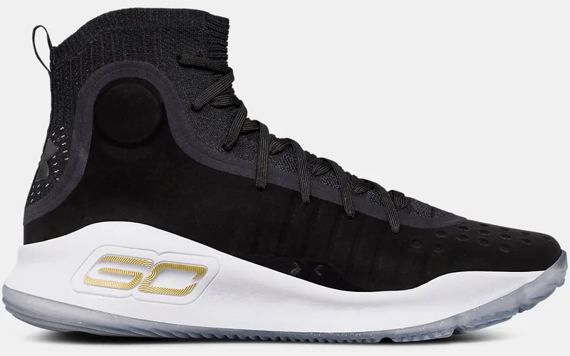 Under Armour Curry 4 More Dimes Black/White-Metallic Gold (1298306-001)