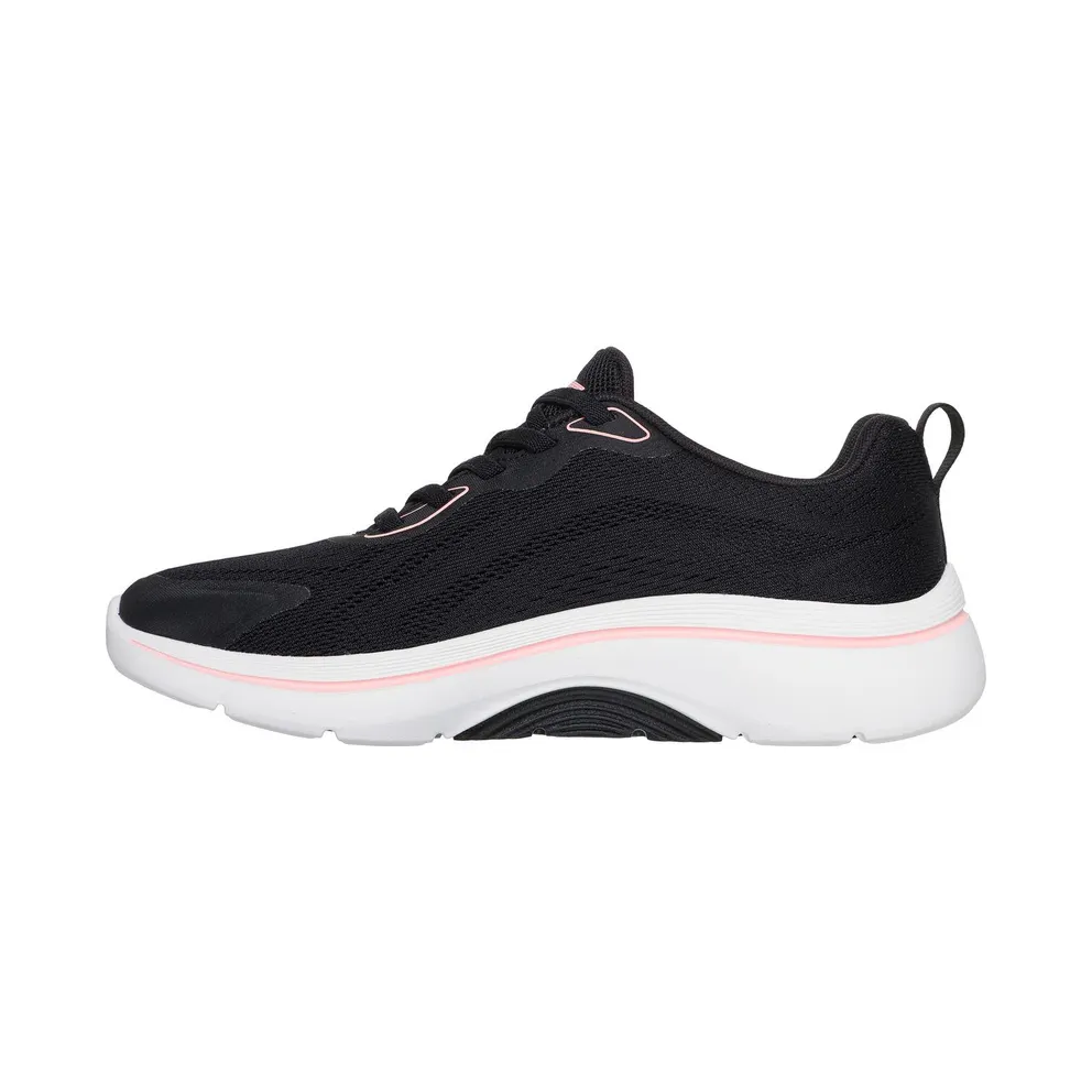 Skechers GO Walk Arch Fit 2.0 “Cassy Sneaker Black / Pink” (125346BKPK)